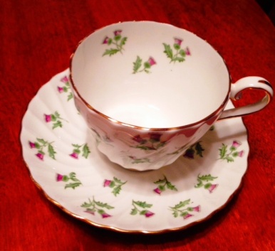 Mimis thistle teacup
